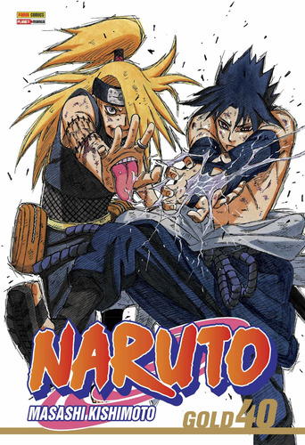 Naruto Gold Vol. 40, de Kishimoto, Masashi. Editora Panini Brasil LTDA, capa mole em português, 2018