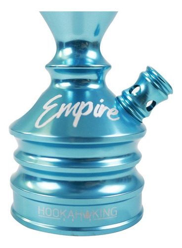 Imagem 4 de 6 de Narguile Empire Hookah King Completo Barato - Azul Bebe