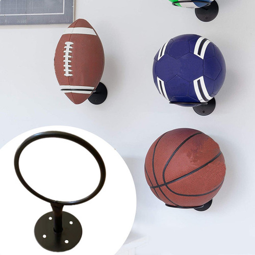 Soporte De Pared Para Pelotas Deportivas Wallniture Sport, 2