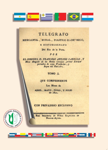 Periódicos- Arg  Telégrafo Mercantil, Rural, Pol. Econ. 1