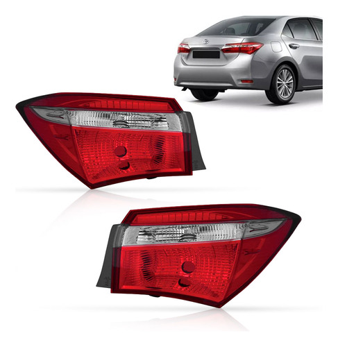 Lanterna Corolla 2014 2015 2016 2017 Canto Sem Led