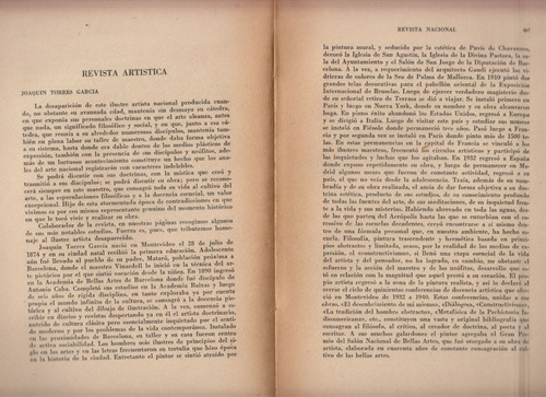 1949 Arte Textos Joaquin Torres Garcia Nota Sobre Su Muerte