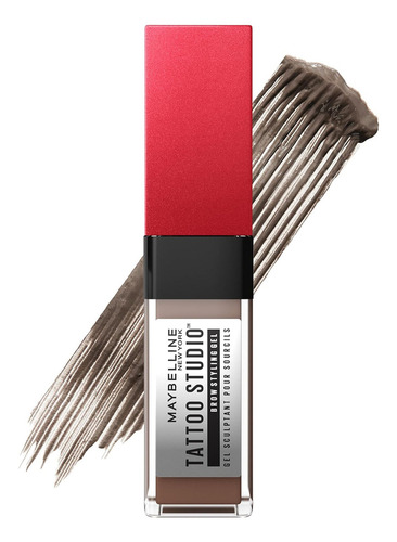 Gel Para Cejas Impermeable Maybelline Tatto Studio 36hrs. Color Soft Brown 255