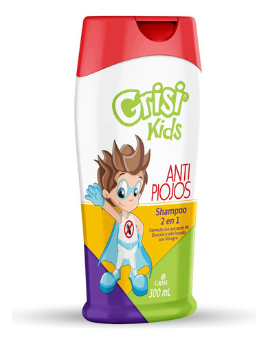 Shampoo Grisi Kids 2 En 1 Antipiojos 300ml