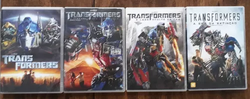 Coleção Original Em Dvd Dos Filmes Transformers 1,2 E 3