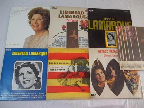 Libertad Lamarque Vinil Lp C/ 7 Discos Sir Palabras Tangos 