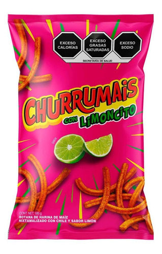 Churrumais Sabritas Chile Y Limón 185g