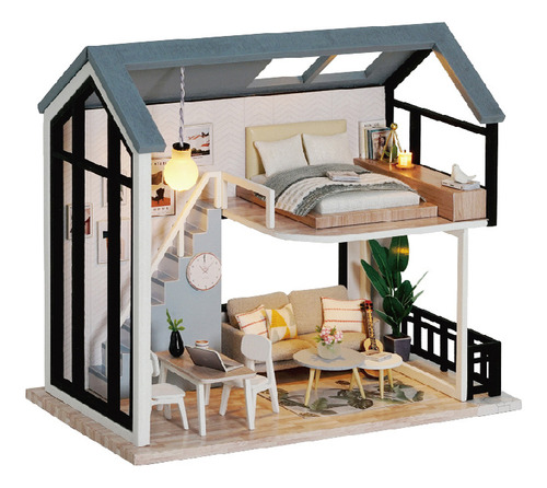 Booknook Diy Modelo De Villa Ensamblada Regalo