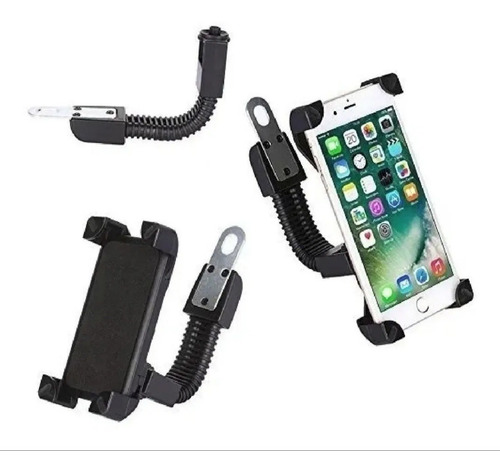 Porta Celular Gps Moto Bici Ajustable Espejo Motoscba