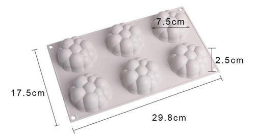 Molde De Silicona De Burbuja 3d Diy Pastel Postre