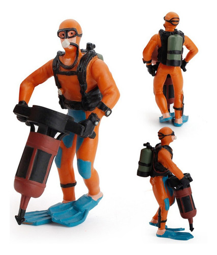 Q Figuras De Acción De Decoración Juguetes Buzo 4pcs