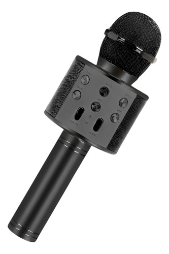Micrófono Karaoke Infantil Hytoshy Para Pequeños Cantantes Black
