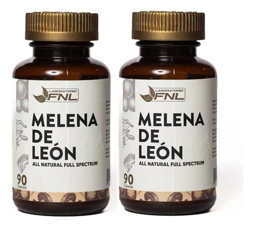 Melena De Leon Fnl 2 Frascos 180 Capsulas 2x90 Caps 