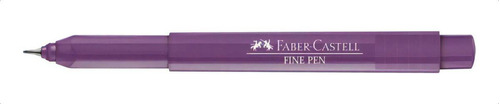 Caneta Faber Castell Hidrográfica Fine Pen 0,4mm Ultra Fina Cor Da Tinta Carmim Cor Do Exterior Cor