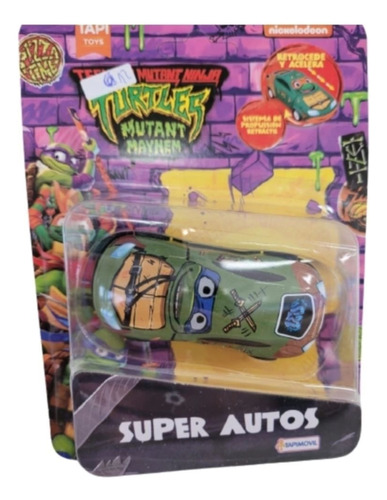 Super Autos Tortuga Ninja Pull Back Tapimovil
