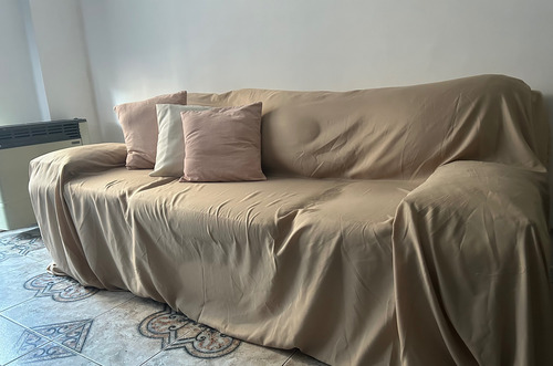 Funda Cubre -protectora Sillón 2 Cuerpos Arangusto Marrón Claro Liso