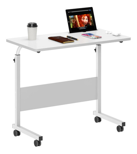 Soges Computer Desk, Laptop Table, Height-adjustable Pc Tab.