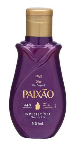 Promoção Óleo Corporal Paixão 100ml 4unds Envio Imediato