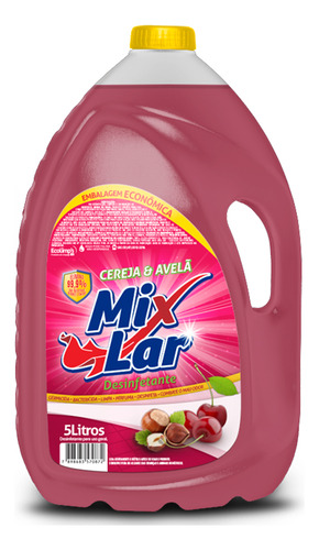 Desinfetante Uso Geral Mix Lar Cereja E Avelã - 5l