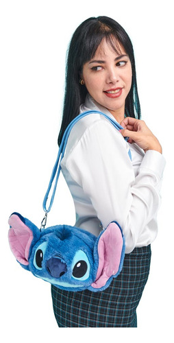 Peluche Disney 0766 Bolsa Stitch Multicolor Original