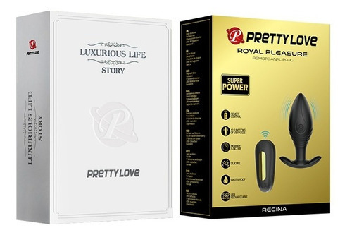 Plug Anal Vibrador Control Remoto Regina. 12 Modos, Usb