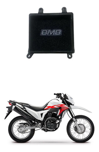 Filtro Aire Honda Xr 190 L Alto Flujo Bmb Ruta 3 Motos 