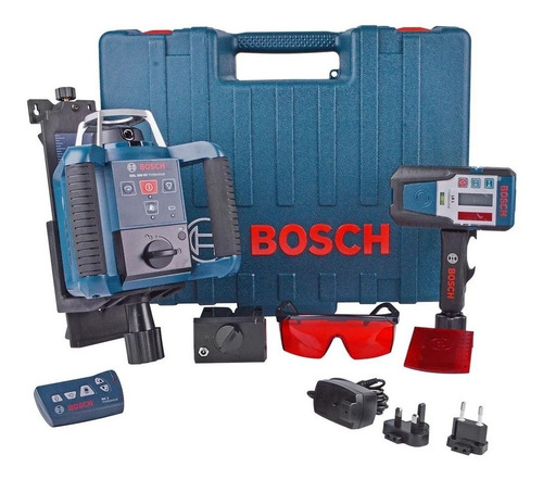 Imagem 2 de 8 de Nível À Laser Rotativo Grl 300hv Receptor+suporte Bosch