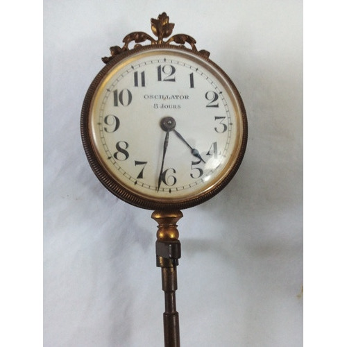 Raro Relógio De Mesa Pendulete Francês Assinado Art Nouveau (Usado)