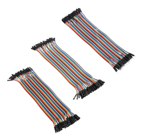 Cable Jumper Dupont 20cm Hembra-hembra Pack De 50 Unidades