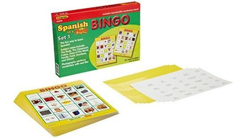 Edupress Spanish In A Flash Bingo Game Set 1 Ep62345