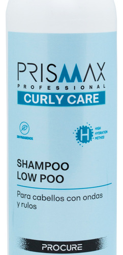 Prismax Curly Care Shampoo Low Poo Cabello Rulos Chico 3c