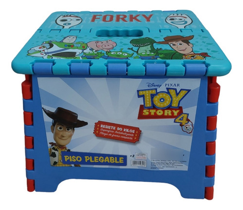 Piso Plegable Alzador Disney Toy Story 4 Antideslizante 90kg