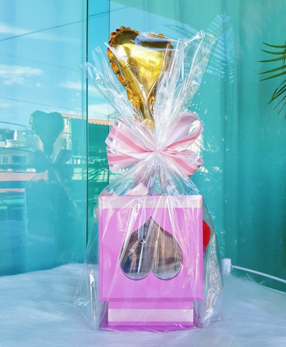 Imagem 2 de 6 de Cesta De Chocolate Porta Jóia Bombons Presente Avós Tia Mãe