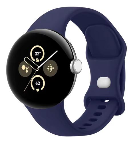 Malla Silicona Generica Reloj Google Pixel Watch 1/2 Y3/41mm 41-03-azul S 1.8 Cm