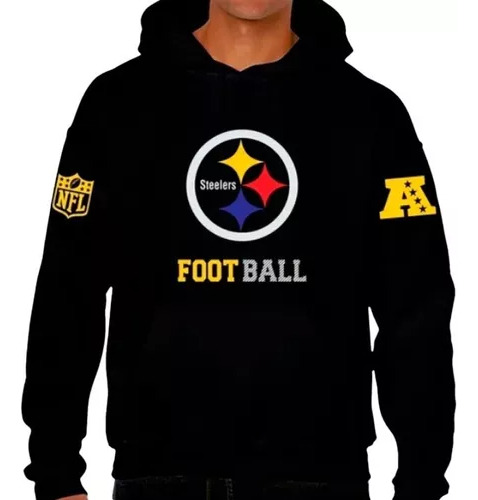 Buzo Canguro Sadadera Nfl Steelers Pittsburgh Infantil