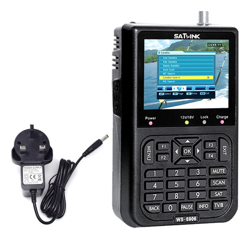 Localizador De Sinal De Satélite Digital Satlink Ws6906 3.5