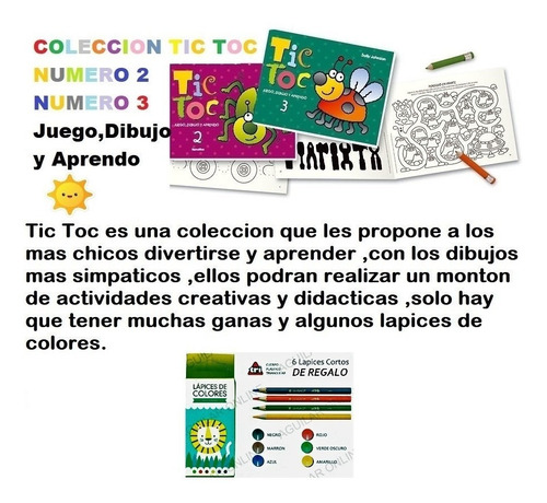 Lote X 2 Tic Toc Numero Dos Y Numero Tres Sally Johnson