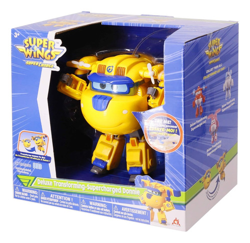 Super Wings Deluxe Transforming Supercharged Donnie