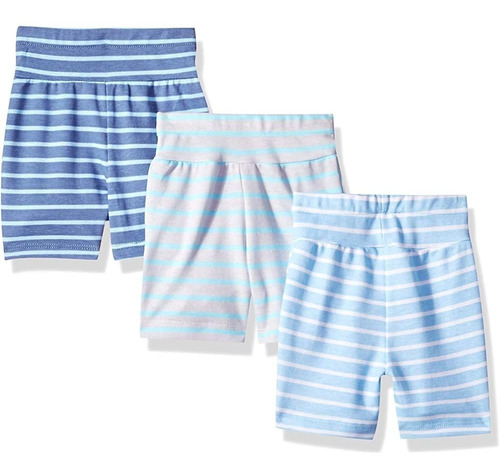 Hanes, Ultimate Flexy Knit Toddler And Baby Shorts, 3-pack, 
