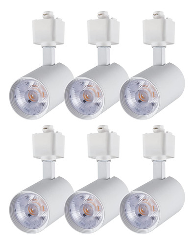 Arcfox Cabezales De Riel Led De 7w 3000k Regulable Tipo H Ac