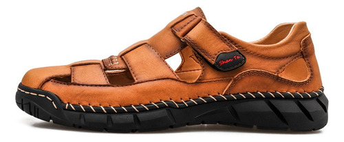 Sandalias De Cuero De Senderismo For Hombre Al Aire Libre