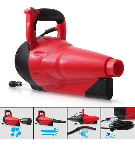 Lavadora Carro 4 Em 1 Soprador Aspirador Espumador 127v