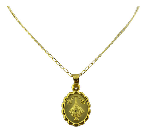 San Juan De Los Lagos Medalla Chapa De Oro Mod.mtver13sjl