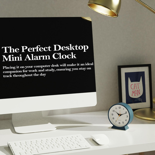 Reloj De Despertador Analógico Ayrely® 4.5, Reloj De Batería