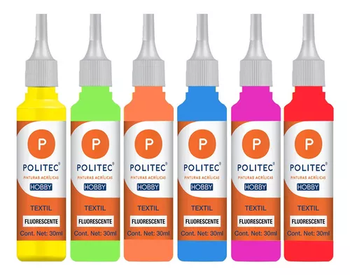 Pintura Textil Policraft Ptx Fluorescente 30 Ml, Pieza