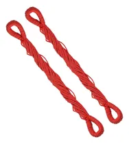 Comprar Par Extensor 1 Metro Corda Rede Descanso Dormir Alongadora Cor Vermelho