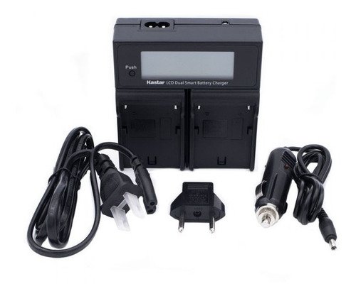 Cargador Rápido Kastar Dual Lcd Lp-e6 Batería Canon Lp-e6