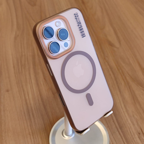 Capa Para iPhone 16 Pro, Max Magsafe Fosca Desert Titanium