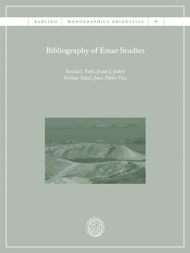 Bibliography Of Emar Studies, De Vários Autores. Editorial Publicacions I Edicions De La Universitat De Barce, Tapa Blanda En Inglés