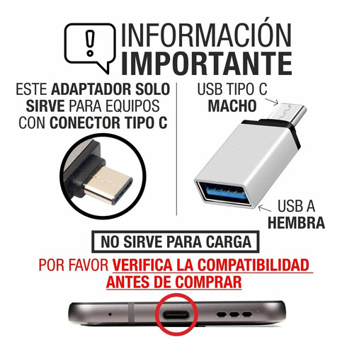 Adaptador Otg Usb 3.0 Samsung Galaxy A10 A20 A30 A40 A50 A70 A5 A7 2017 S8 S9 S10 Tipo C 3.1